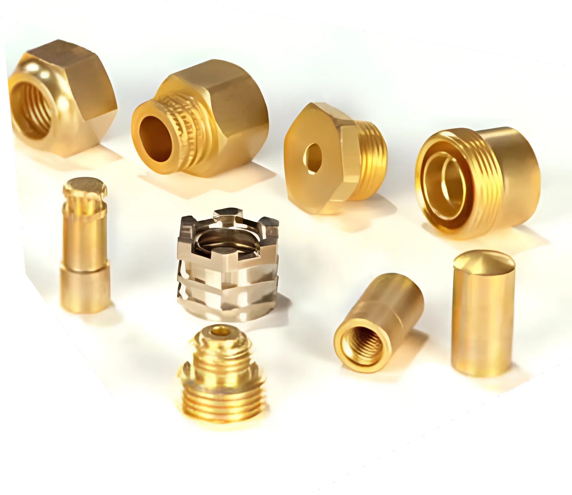 High-quality brass components, brass electrical components, brass hydraulic fittings, brass pneumatic fittings, brass sanitary fittings, brass Automobile Components, and custom metal parts manufactured by Vishwanath Industries.
